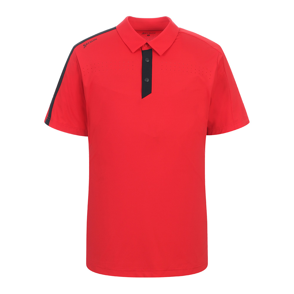 [스릭슨]가슴펀칭 반팔 티셔츠 SR20322TS17-RED